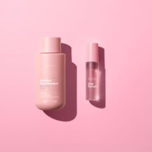 Shampoo Bottle + Hair Serum